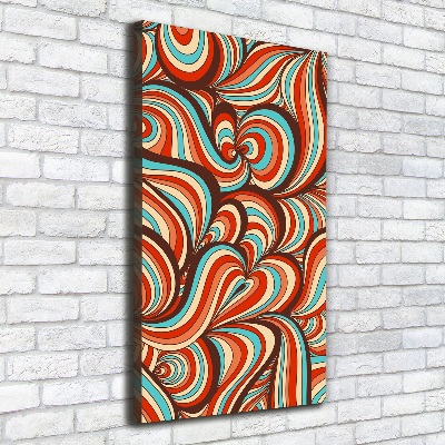 Verticaal canvasschilderij Wervelend patroon