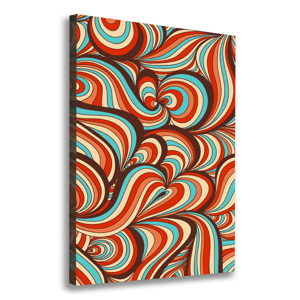 Verticaal canvasschilderij Wervelend patroon