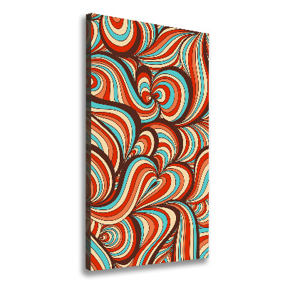 Verticaal canvasschilderij Wervelend patroon
