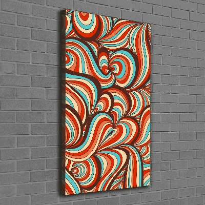 Verticaal canvasschilderij Wervelend patroon