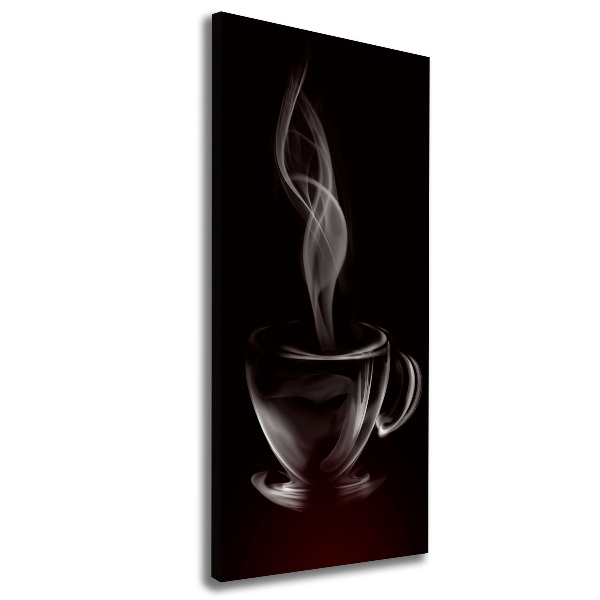 Verticaal canvasschilderij Aromatische koffie