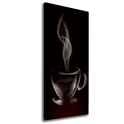 Verticaal canvasschilderij Aromatische koffie