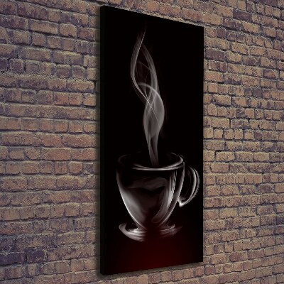 Verticaal canvasschilderij Aromatische koffie