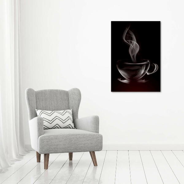 Verticaal canvasschilderij Aromatische koffie