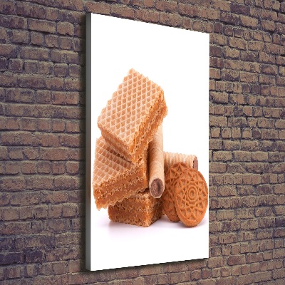 Verticaal schilderij op canvas Cookies