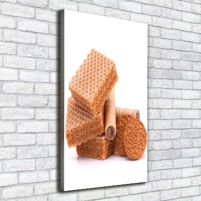 Verticaal schilderij op canvas Cookies