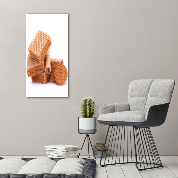 Verticaal schilderij op canvas Cookies