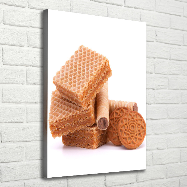 Verticaal schilderij op canvas Cookies