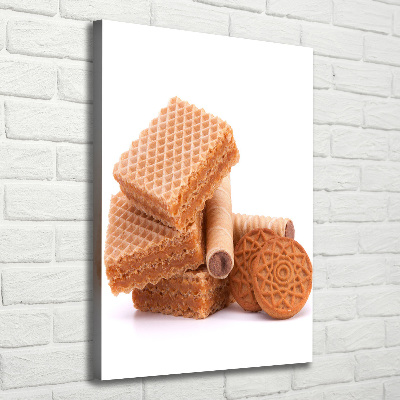 Verticaal schilderij op canvas Cookies