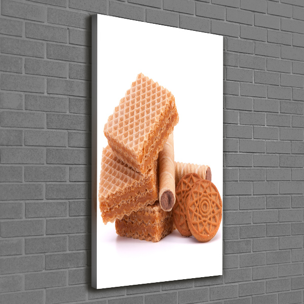 Verticaal schilderij op canvas Cookies