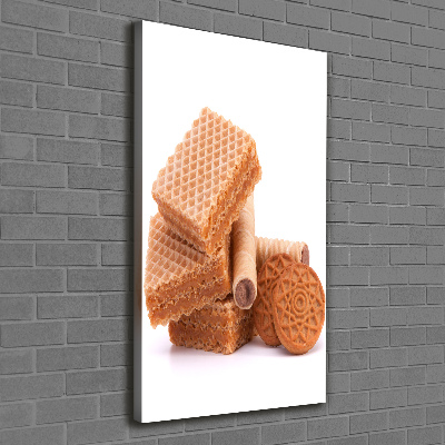 Verticaal schilderij op canvas Cookies