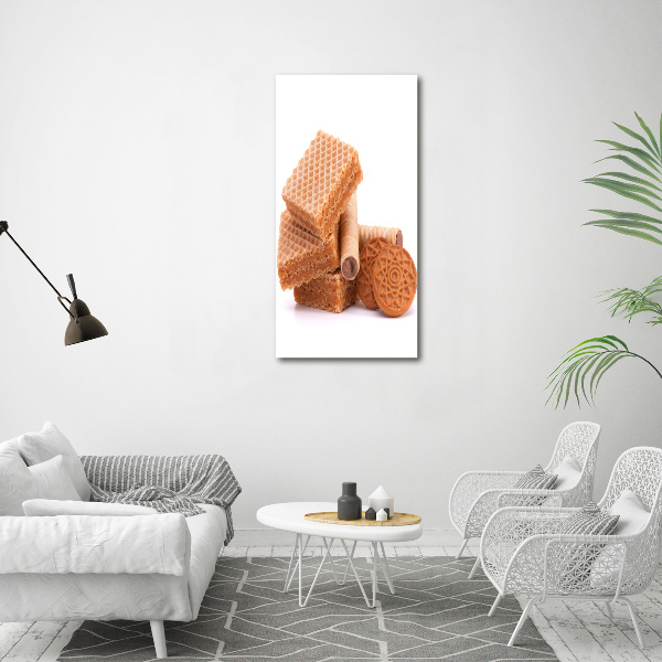 Verticaal schilderij op canvas Cookies