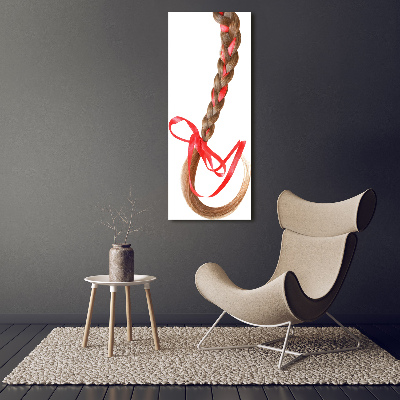 Verticale foto op canvas Vlecht