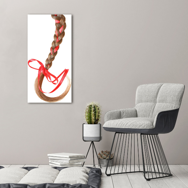 Verticale foto op canvas Vlecht
