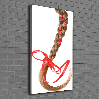 Verticale foto op canvas Vlecht