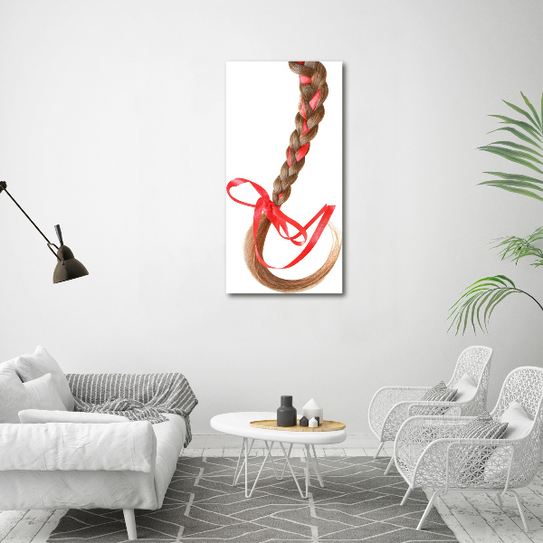 Verticale foto op canvas Vlecht
