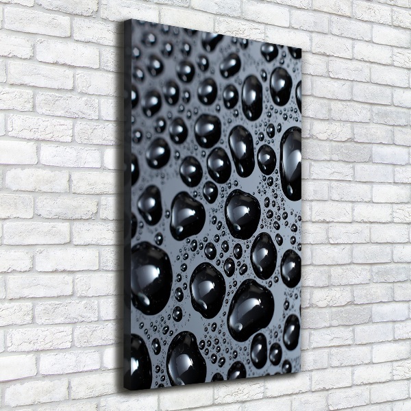 Verticale canvasfoto Waterdruppels