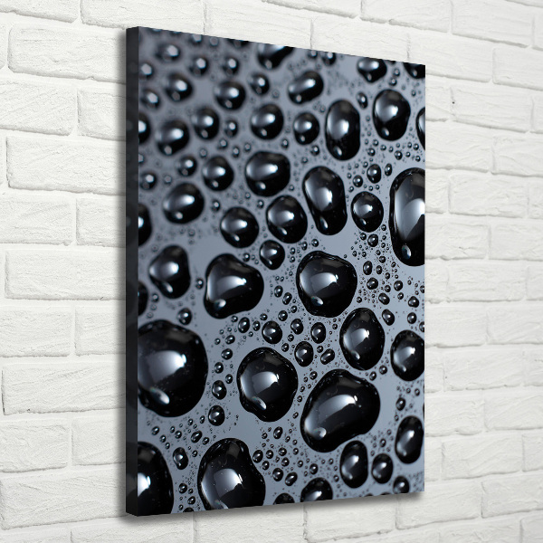 Verticale canvasfoto Waterdruppels