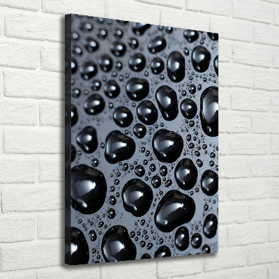 Verticale canvasfoto Waterdruppels