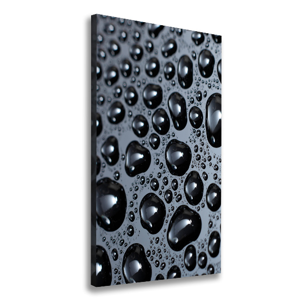 Verticale canvasfoto Waterdruppels