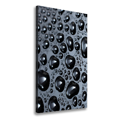 Verticale canvasfoto Waterdruppels