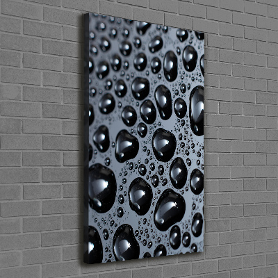 Verticale canvasfoto Waterdruppels