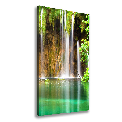 Verticaal canvasschilderij Plitvice-meren