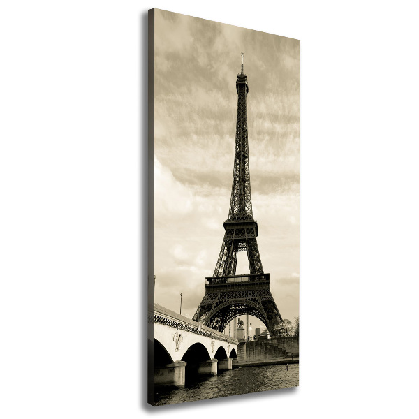 Verticale foto op canvas Eiffeltoren Parijs