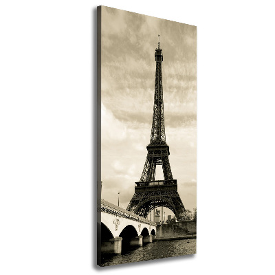 Verticale foto op canvas Eiffeltoren Parijs