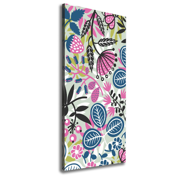 Nowoczesny fotoobraz canvas na ramie pionowy Kwiaty