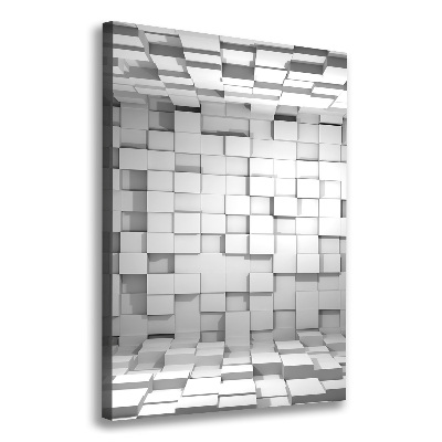 Verticaal canvasschilderij Kubussen