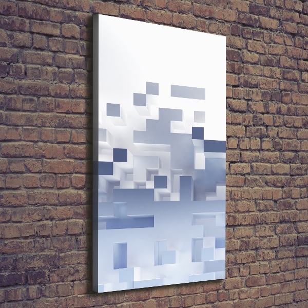 Verticale canvasfoto Kubusabstractie