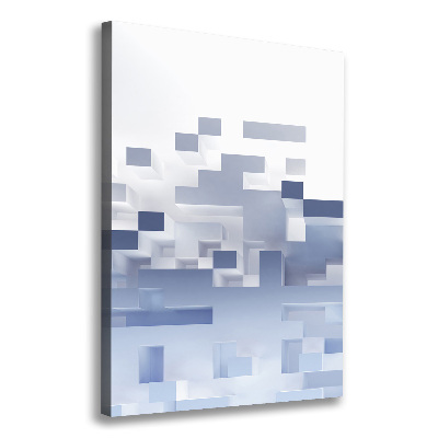 Verticale canvasfoto Kubusabstractie