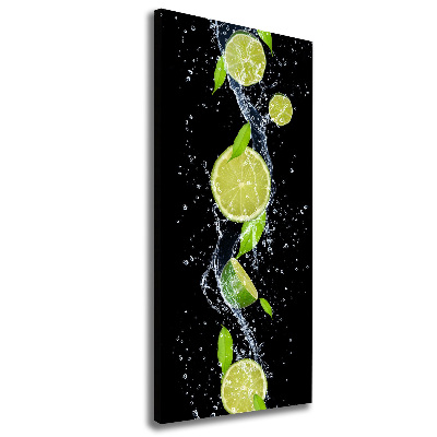 Verticale foto op canvas Limoenen