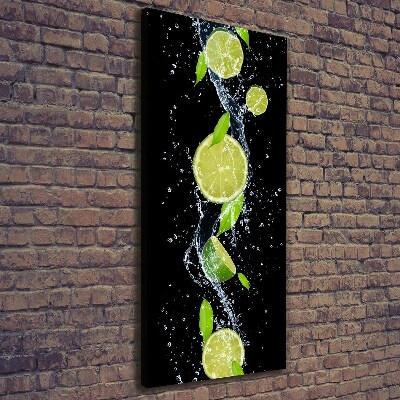 Verticale foto op canvas Limoenen