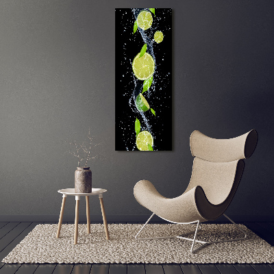 Verticale foto op canvas Limoenen