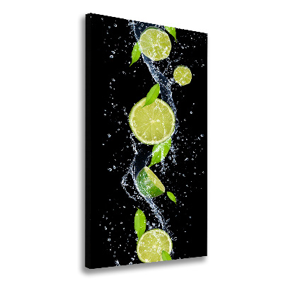 Verticale foto op canvas Limoenen