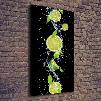 Verticale foto op canvas Limoenen