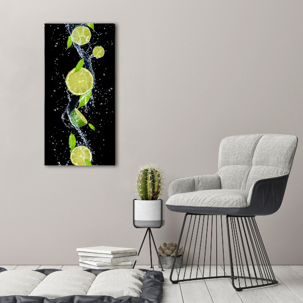 Verticale foto op canvas Limoenen