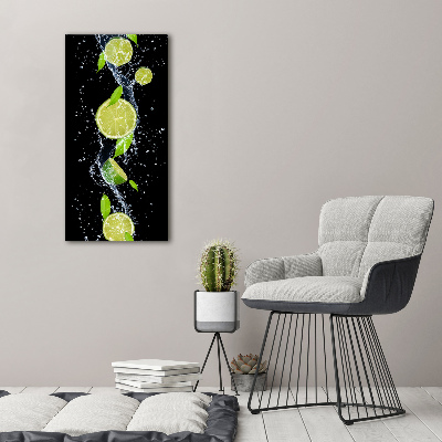 Verticale foto op canvas Limoenen