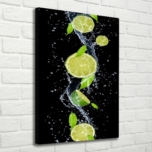 Verticale foto op canvas Limoenen