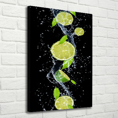 Verticale foto op canvas Limoenen