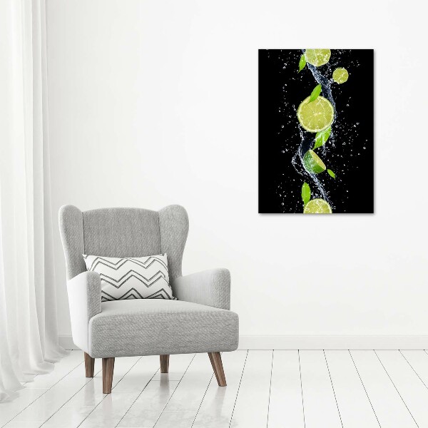 Verticale foto op canvas Limoenen