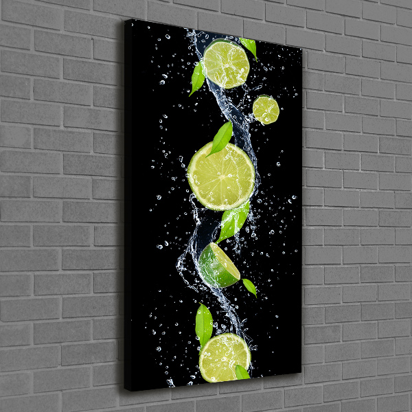 Verticale foto op canvas Limoenen
