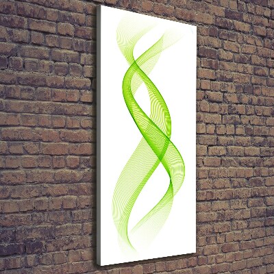 Verticaal schilderij op canvas Kleurrijke golven