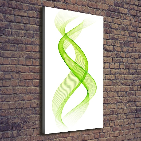 Verticaal schilderij op canvas Kleurrijke golven