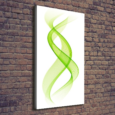 Verticaal schilderij op canvas Kleurrijke golven