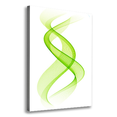 Verticaal schilderij op canvas Kleurrijke golven