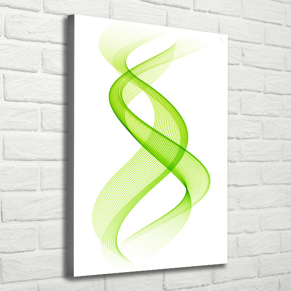 Verticaal schilderij op canvas Kleurrijke golven