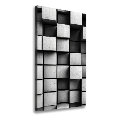 Verticaal schilderij op canvas Abstractie